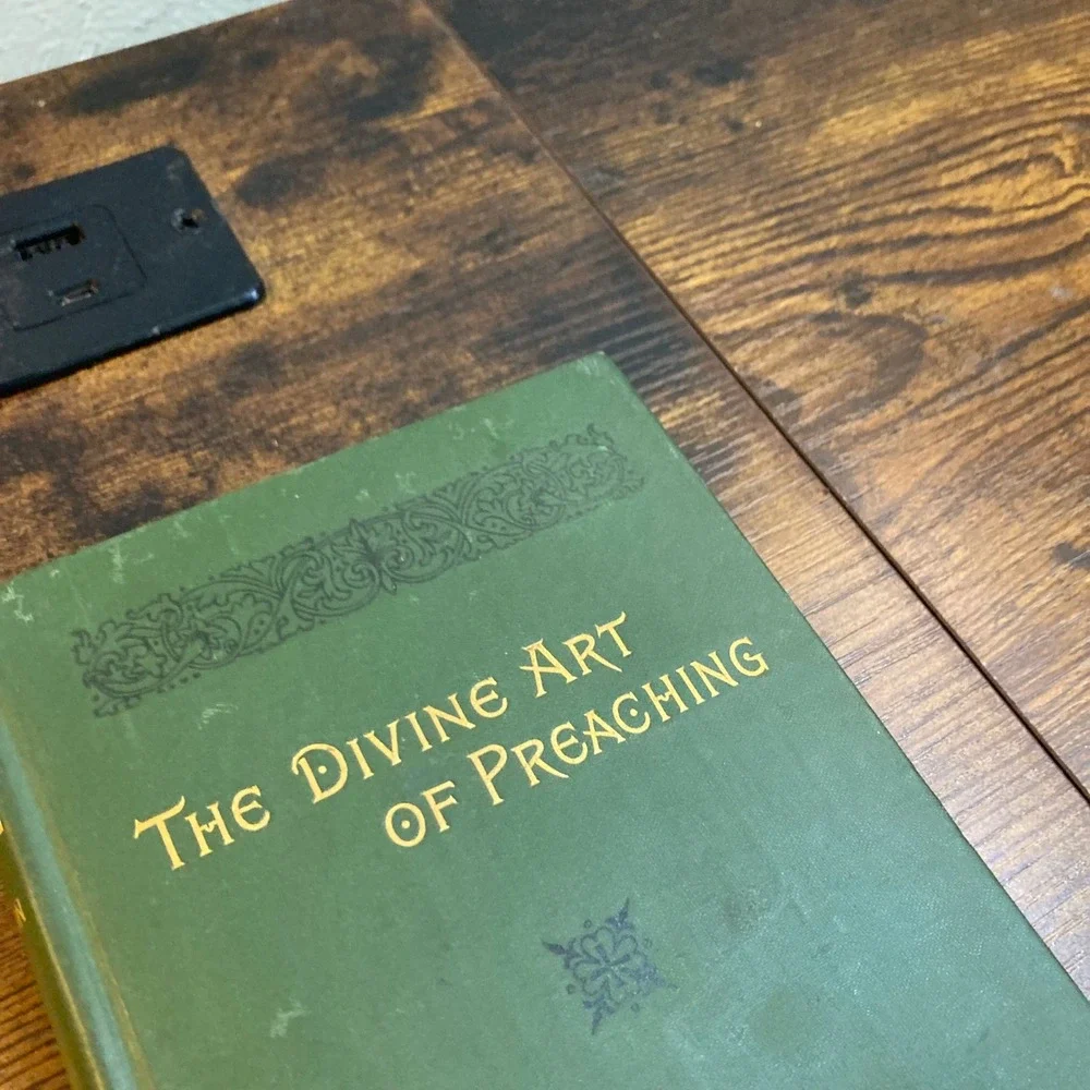 1892 The Divine Art of Preaching Arthur T Pierson Antique Religious Hardcover